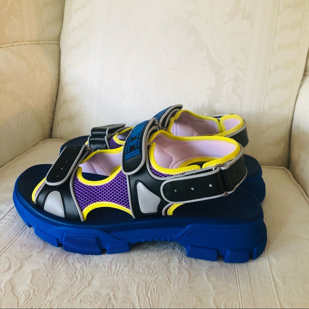 $980 Gucci Sega sandals men US size 12.5 - Picture 9 of 10